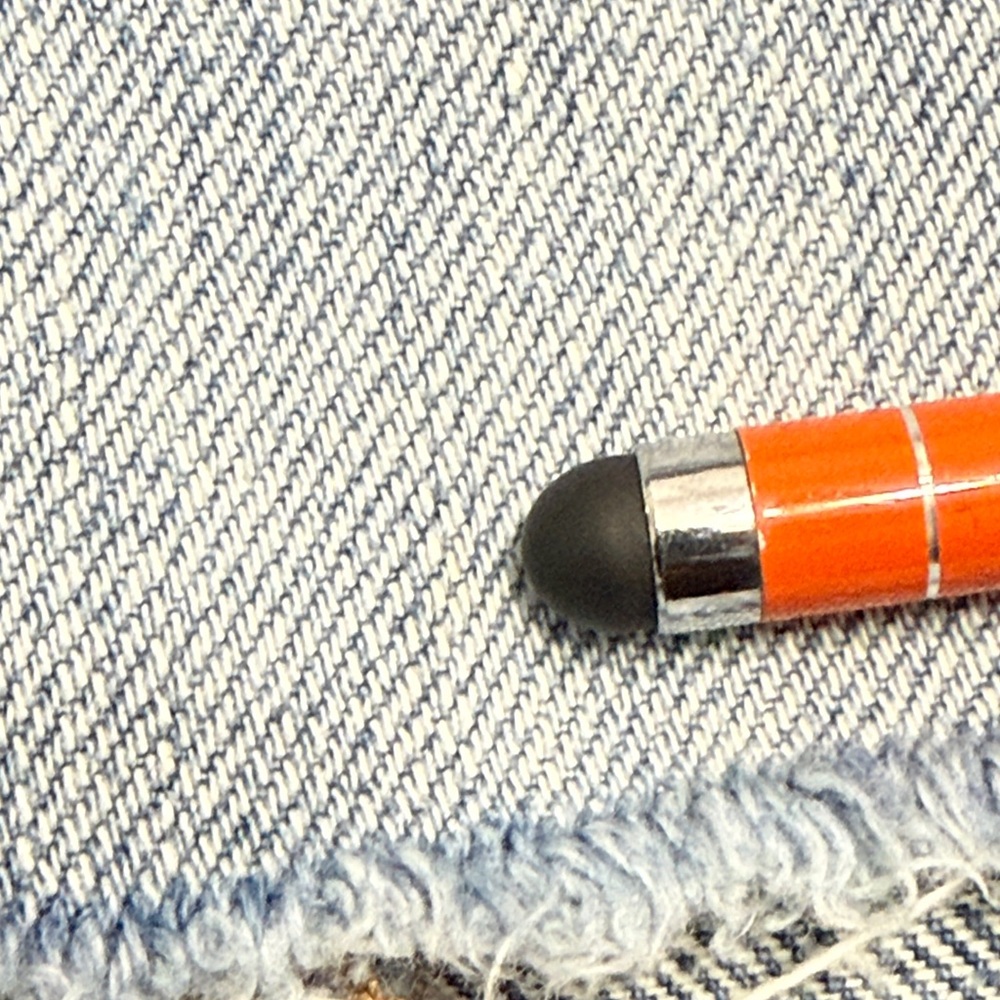 American Eagle Denim Mini Skirt Womens 4 Distressed Raw Hem Classic Festival Y2K - Picture 6 of 6